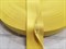 Резинка боксерная с двойным краем для окантовки, цв.желтый, 40мм - фото 18335