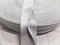 Резинка боксерная с двойным краем для окантовки, цв.серый, 40мм - фото 18337