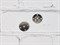 Кнопка пришивная,декоративная, металл цв.никель, диаметр 20мм - фото 18455
