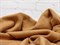 Трикотаж вязанка, лапша крупная, цв. охра - фото 18693