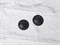 Кнопка магнитная пришивная, металл цв. черный матовый, диаметр 20мм - фото 18965
