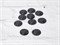 Кнопка магнитная пришивная, металл цв. черный матовый, диаметр 20мм - фото 18967