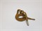 Шнур плоский пэ, наконечники металл,12мм, цв.лавровый, дл.140см - фото 19437
