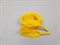 Шнур плоский пэ, с металлическим наконечником, 17мм, цв.желтый, дл.140см - фото 19470