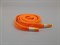 Шнур плоский пэ, со съемным наконечником, 12мм, цв.оранжевый, дл.140см - фото 19547