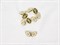 Пуговица металл "Тюльпан", цв.золото, 18мм - фото 19585