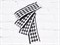 Подвяз трикотажный, принт "ГУСИНАЯ ЛАПКА", цв. черный+белый, 6,5-120см - фото 19979