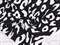 Штапель принт, "Леопард крупный", цв. черный - фото 20504