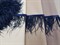 Перья на ленте ,цв. темно-синий - фото 20686