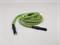 Шнурок круглый с прорезиненным наконечником, цв.зелено-черный, 140см - фото 20803