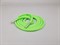 Шнурок круглый с пластиковым наконечником, цв.салатовый, 140см - фото 20812