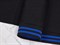Подвяз трикотажный с полосками, цв. черный+синий, 7-120см - фото 21009
