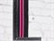 Подвяз трикотажный с полосками, цв. черный+ярко-розовый, 7-120см - фото 21010