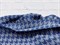 Джинса жаккард, "Гусиная лапка", цв. синий - фото 21738