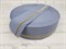 Резинка декоративная с перегибом, цв. серо-голубой (3см*2) - фото 21947