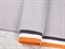 Подвяз трикотажный, цв. оранжевый+белый+серый, 7-120см - фото 22213