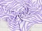 Штапель принт, "Зебра", цв. сиреневый+белый - фото 22845