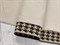 Подвяз трикотажный, принт "ГУСИНАЯ ЛАПКА", цв. черный+бежевый, 6,5-120см - фото 23082
