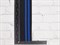 Подвяз трикотажный с полосками, цв. черный+синий, 7-120см - фото 23185