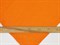 Трикотаж вязаный прямой столбик, цв. оранжевый - фото 23935