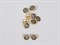Пуговица металл "Герб", цв.золото с черным, 18мм - фото 24696