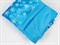 Мех-велюр варак, "Снежинки", цв. яркий голубой - фото 25080