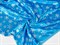 Мех-велюр варак, "Снежинки", цв. яркий голубой - фото 25093