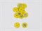 Кнопка пришивная,декоративная, металл цв. желтый, диаметр 20мм - фото 25330