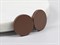 Пуговица акриловая на ножке, цв. шоколад, 21мм - фото 25368