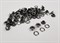 Люверсы нержавеющие 6мм (темный никель), 50шт - фото 25514