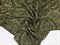 Штапель принт, "Листья", цв. темно-зеленый - фото 26066