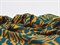 Штапель притн, "Зебра", цв. петроль+оранжевый - фото 26180