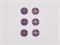 Кнопка пришивная, декоративная, металл, цв. фиолетовый, 20мм 10014014