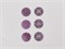 Кнопка пришивная, декоративная, металл, цв. фиолетовый, 20мм 10014014